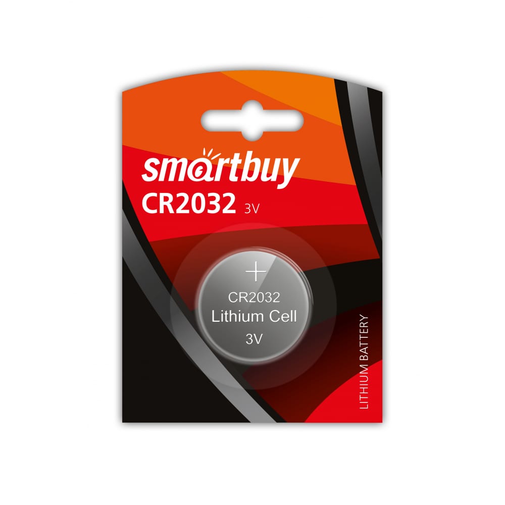 Литиевый элемент питания Smartbuy элемент питания литиевый ergolux cr2032 bl 5 3в 12051