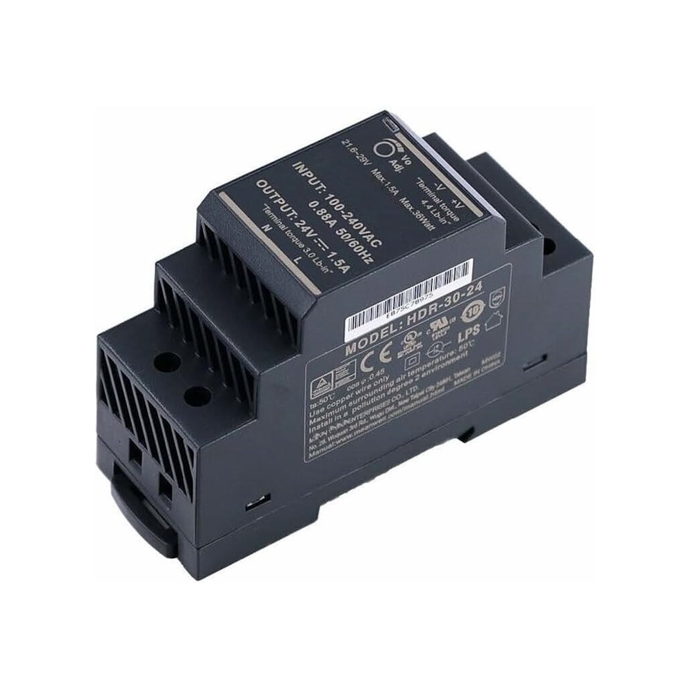 Изображение товара Источник питания Mean Well AC/DC HDR-30-48 с выходным напряжением 48 В