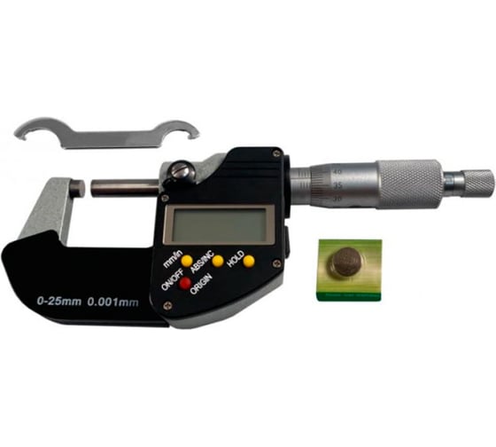 Изображение товара Микрометр гладкий МКЦ50 (25-50) цена деления 0,001 электронный ГОСТ 6507-90 Beltools ri.218.112