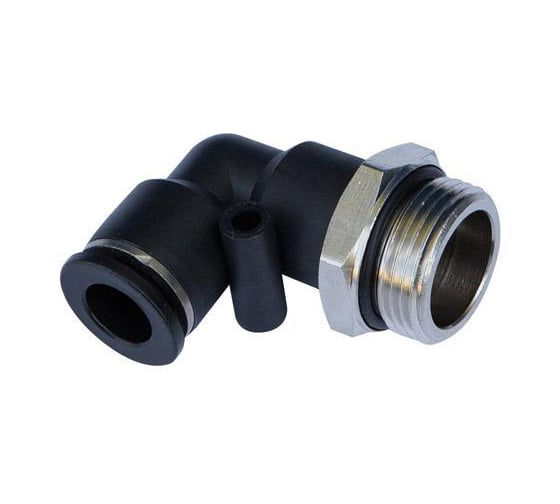 Изображение товара Фитинг угловой трубки ПВХ (10 шт; 10 мм; наружная резьба M12х1.25) ДАЛИ-авто DA-00574