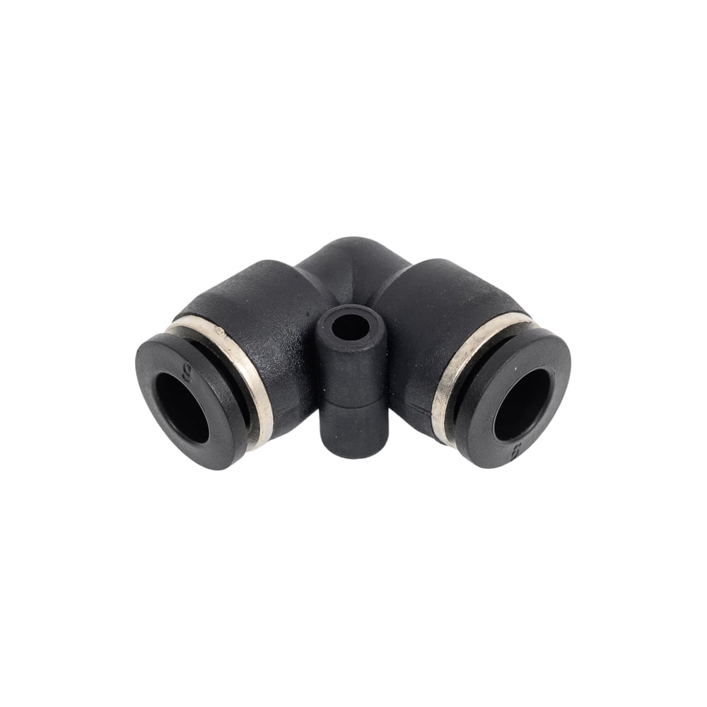 Изображение товара Угловой фитинг из ПВХ 6 мм для труб, комплект 10 шт ДАЛИ-авто 21891