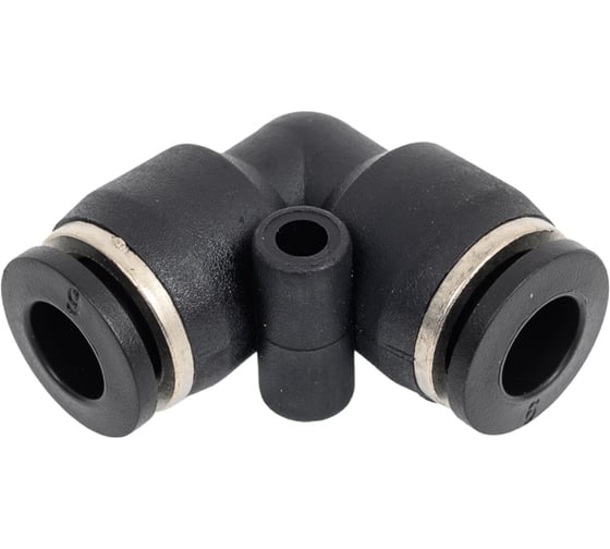 Изображение товара Фитинг угловой трубки ПВХ (10 шт; 6 мм) ДАЛИ-авто 21891