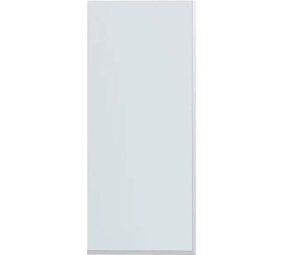 Изображение товара Стеклянная перегородка, ширма на борт ванны Reflexion home Reflexion 140x50см фиксированная, прозрачное закаленное стекло 8мм, хромированный профиль RX14050CСR-07