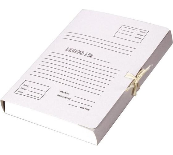 Изображение товара Папка Attache Дело с завязками, 380г/м2 немелованный картон, 10 шт в упаковке 1205163