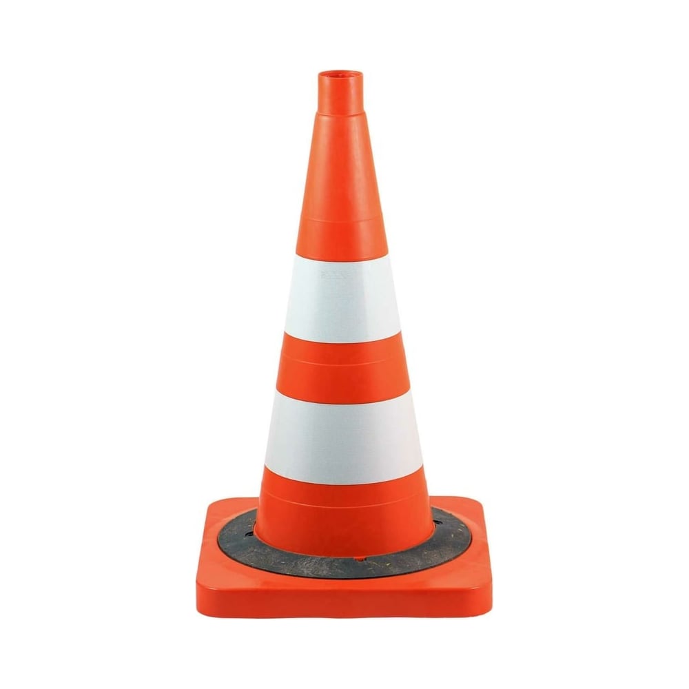 Изображение товара Конус дорожный ТЕХНОЛОГИЯ КС-2.8.0 520 мм с утяжелителем и светоотражающими полосами