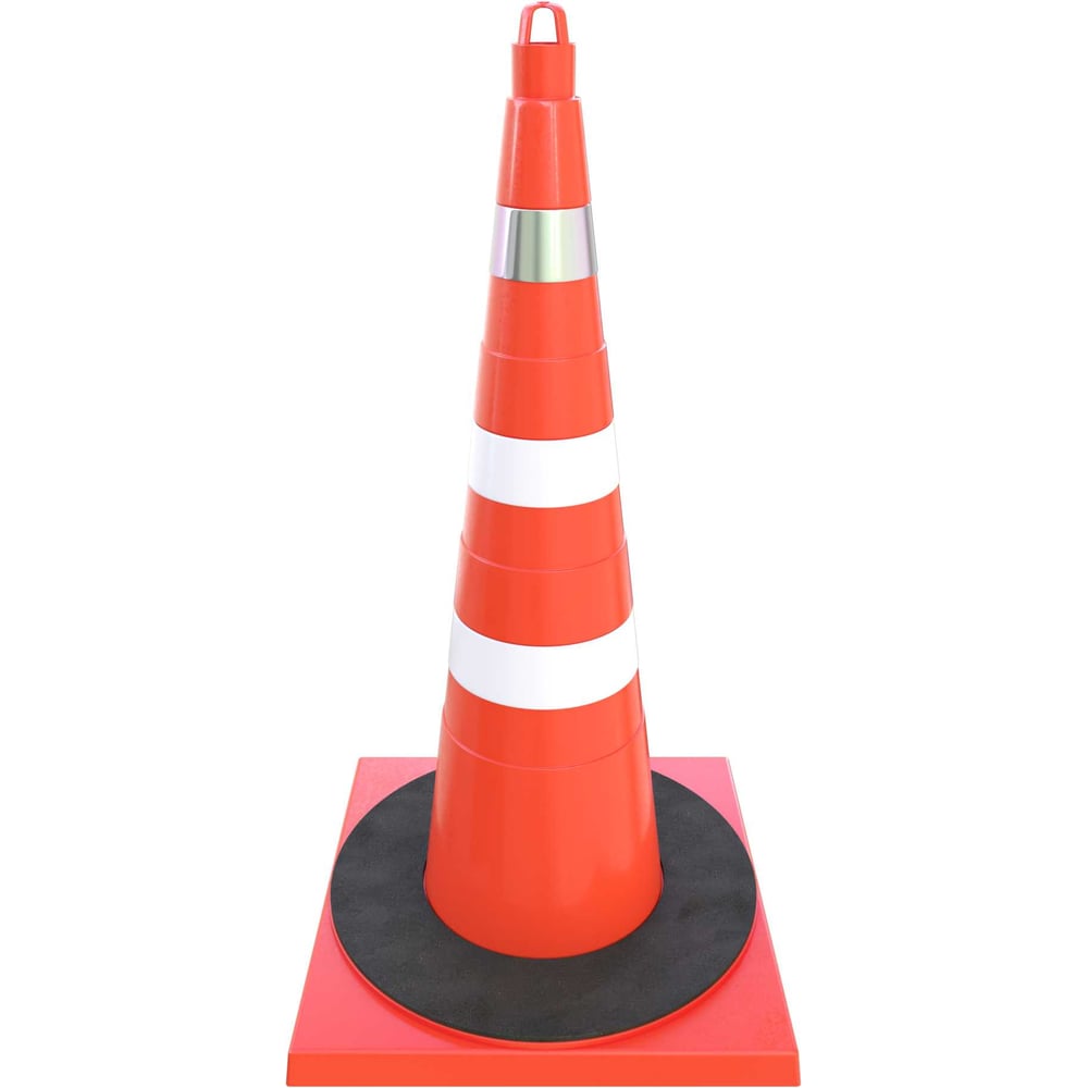 Изображение товара Набор дорожных конусов ТЕХНОЛОГИЯ КС-3.6.0 750 мм с утяжелителем 5 шт