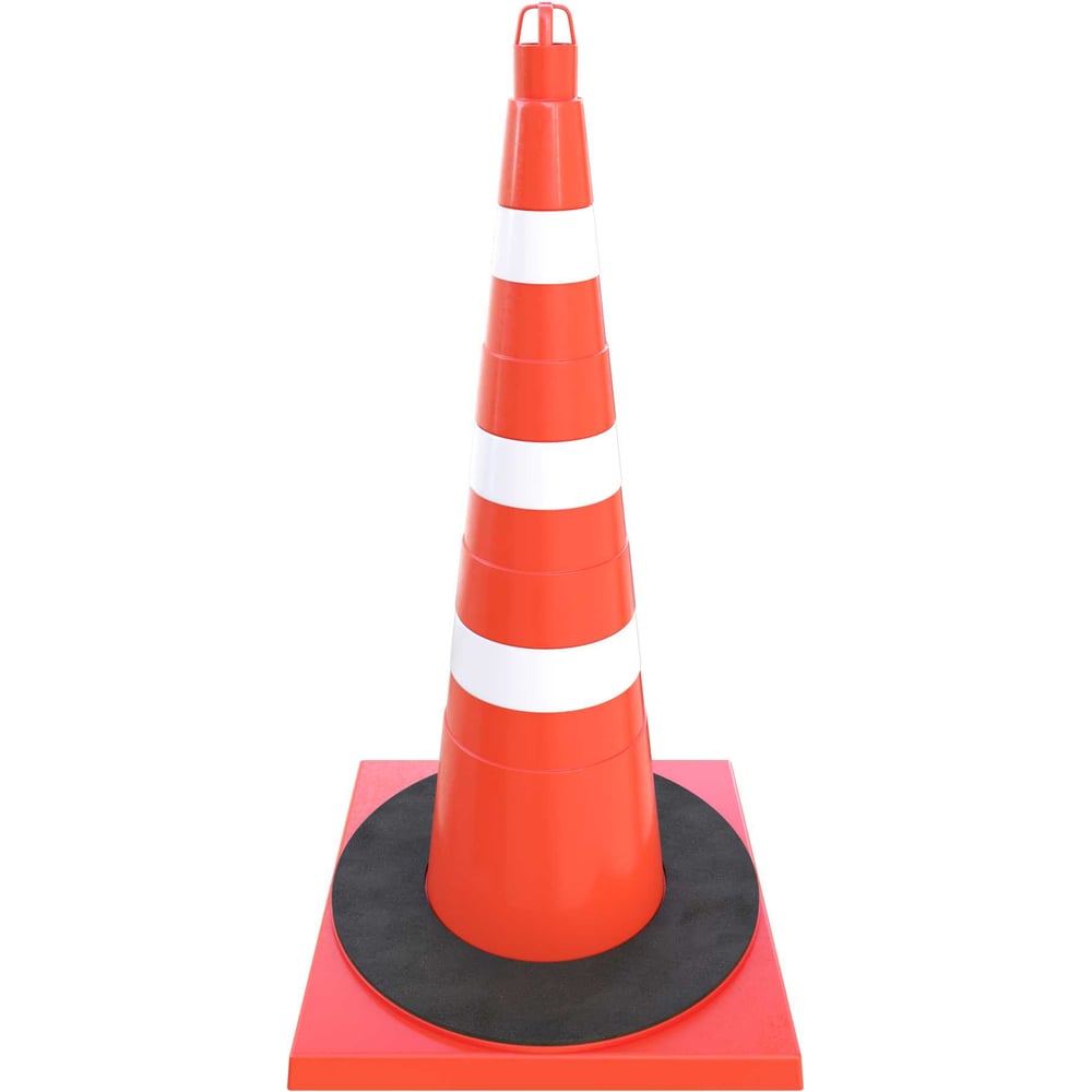 Изображение товара Конус дорожный ТЕХНОЛОГИЯ КС-3.4.0 750 мм с утяжелителем - комплект 5 шт.