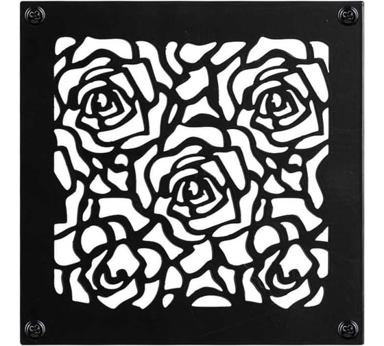 Изображение товара Накладка для вентиляции Розы 150х150 мм, 1 мм ООО СКП ВРК-005Ч