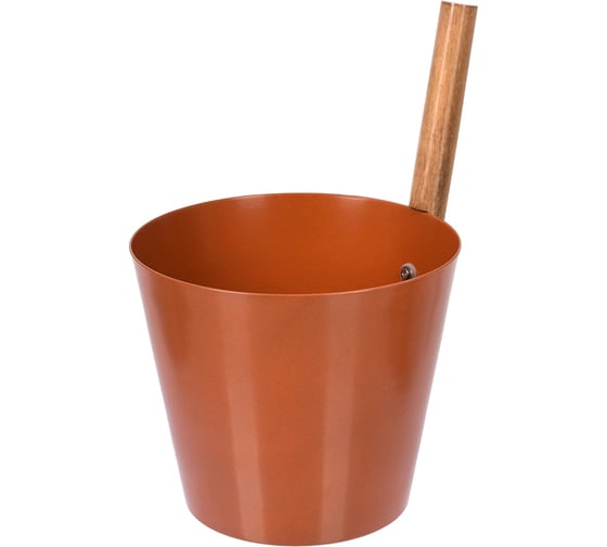 Изображение товара Бадья из алюминия Банные Штучки 5 л, терракотовая 41284