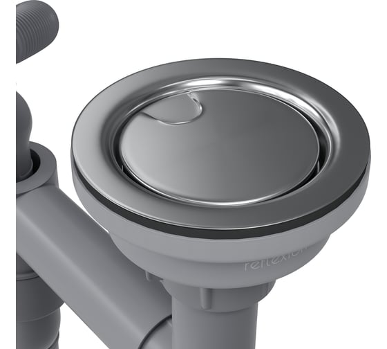 Изображение товара Выпуск для кухонной мойки Reflexion home Reflexion Part полированная сталь RX9003SS
