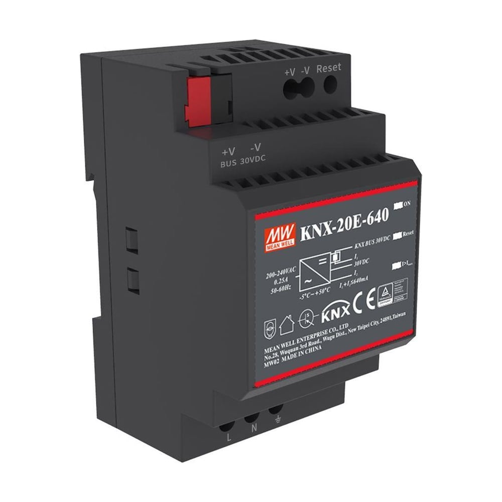 Изображение товара Источник питания Mean Well AC/DC KNX-20E-640 для устройств 30 В