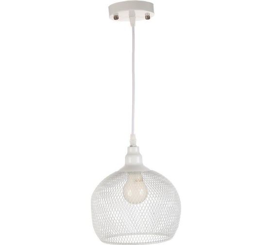 Изображение товара Светильник BayerLux "Шар" 1х40Вт E27 белый 22х22х100 см. 4388299