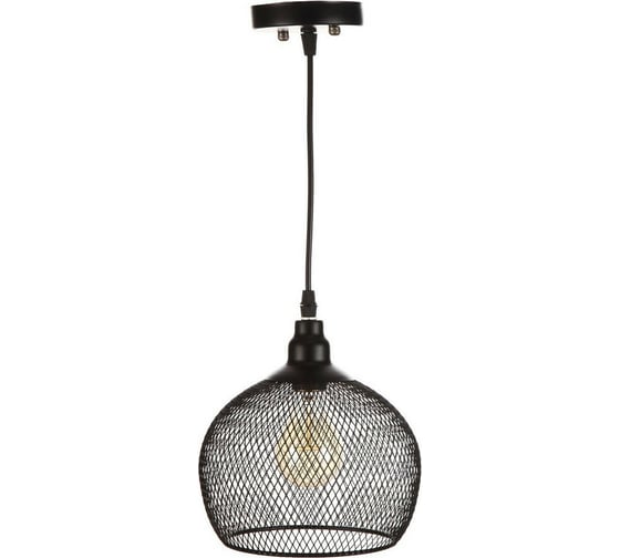 Изображение товара Светильник BayerLux "Шар" 1х40Вт E27 черный 22х22х120 см. 4388282