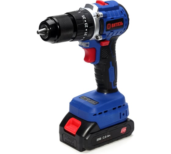 Изображение товара Дрель-шуруповерт аккумуляторная бесщеточная ударная Витязь ДА-1020-У13М 18012027