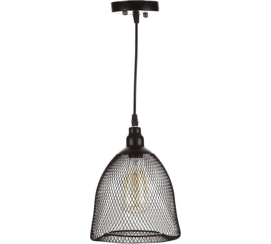 Изображение товара Светильник BayerLux "Плетение" 1х40Вт E27 черный 19х19х120 см. 4388279