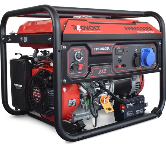 Изображение товара Бензогенератор REDVOLT EPB6000EA