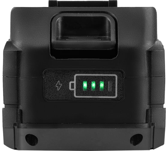 Изображение товара Аккумулятор Kolner 18В UNI-M Standard, 3.0Ач, KB 18-3ST-01, Li-lon, индикатор заряда, прорезиненный корпус, защита от перегрева, КЗ, перезаряда 8080118006