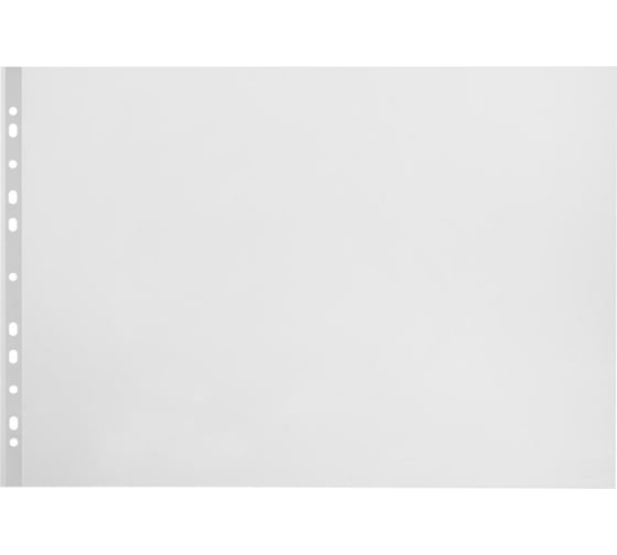 Изображение товара Горизонтальная папка Attache файл-вкладыш А3, 30мкм, 50 шт. в упаковке 166833