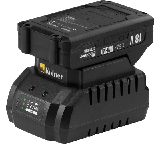 Изображение товара Зарядное устройство 18В UNI-M Standard, 1А, KBC 18-1A-01, индикация Kolner 8120118001
