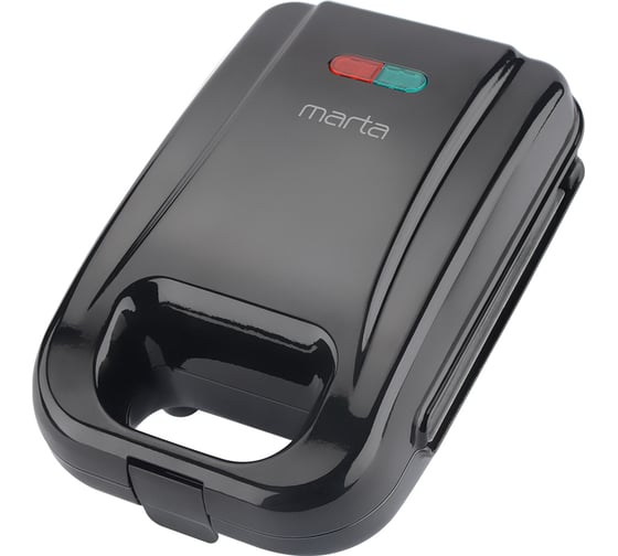 Изображение товара Прибор для выпечки MARTA MT-SM1737A черный жемчуг, 2 в 1 со сменными панелями 38924