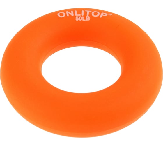 Изображение товара Кистевой эспандер ONLITOP 6.5 см, нагрузка 25 кг, оранжевый 3791403