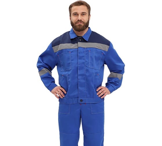 Изображение товара Костюм Урсу.с "ЛЕГИОН" куртка/полукомб. ВАСИЛЕК/Т.СИНИЙ ; 60-62, 170-176 КОС817-031