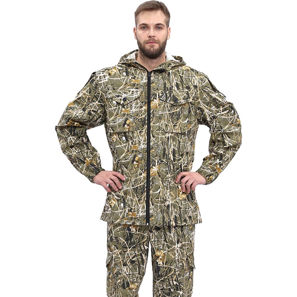 Изображение товара Костюм Урсу ТУРИСТ 2 куртка и брюки для охоты и рыбалки, демисезонный водоотталкивающий смесовой тк