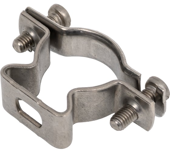 Изображение товара Дистанционная крепежная скоба OBO Bettermann 20-25 мм (с продольным отверстием) из нержавеющей стали А4, 25 шт. в упаковке 1362918