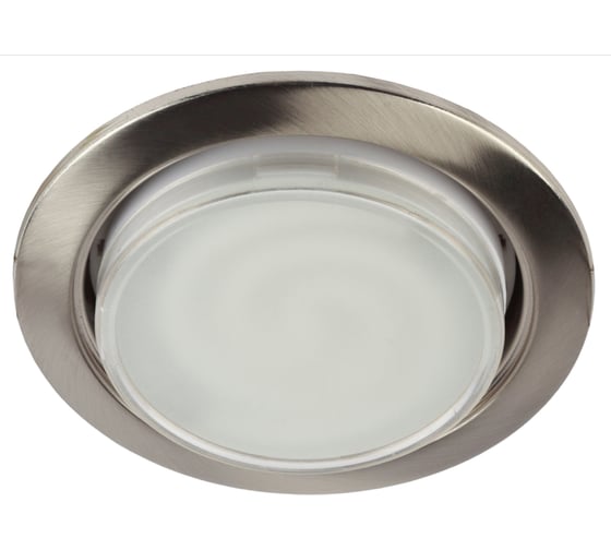 Изображение товара Светильник под лампу Gx53 ЭРА, KL35 SN /1 к 220V, 13W, сатин никель Б0048943