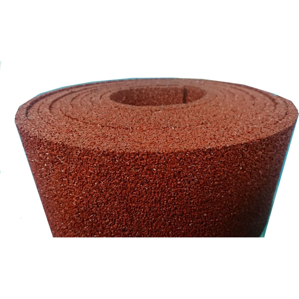 Изображение товара Покрытие из резиновой крошки ООО АМОРТЕКС 500x6000х10 мм красное