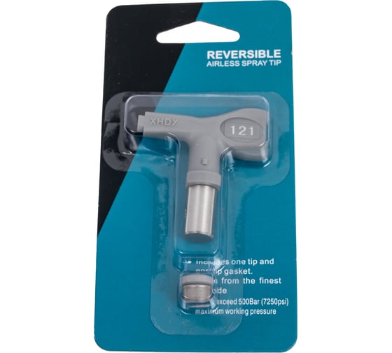 Изображение товара Сопло безвоздушного распыления высокого давления серое Dino-Power DP-637XHD-121