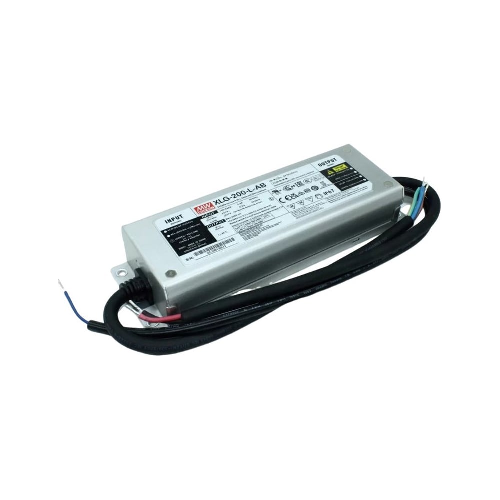 Изображение товара LED-драйвер Mean Well, XLG-200-L-AB AC-DC 200Вт Т03403280