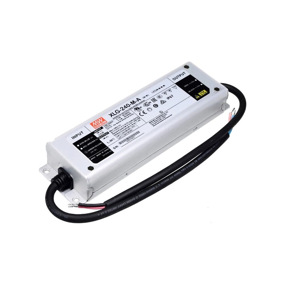 Изображение товара LED-драйвер Mean Well XLG-240-M-A AC-DC 239.4Вт для светодиодов уличных и промышленных освещений