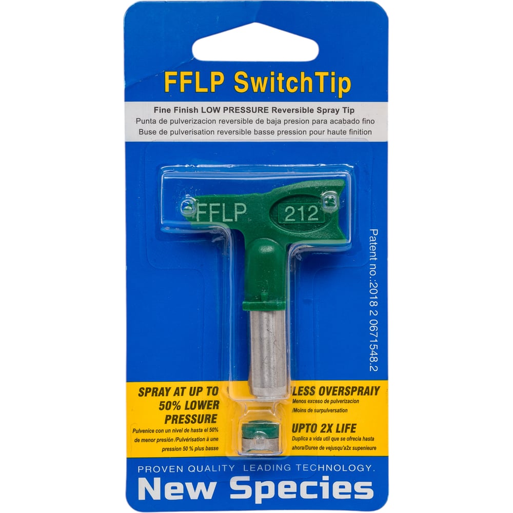 Изображение товара Сопло безвоздушного распыления высокого давления Dino-Power DP-FFLP-212 зеленое