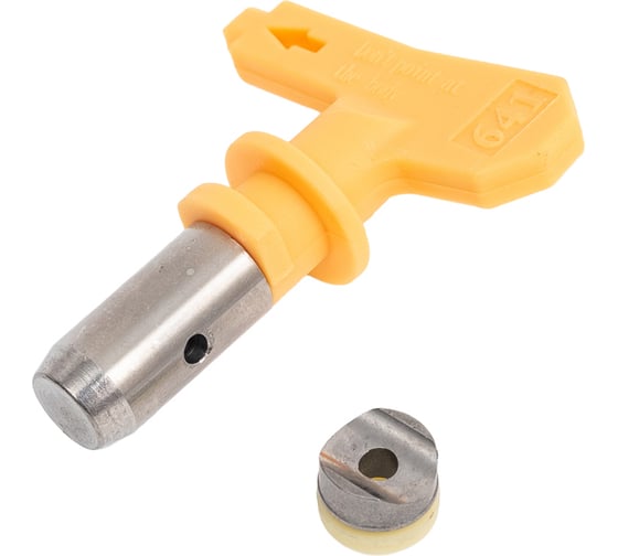 Изображение товара Сопло безвоздушного распыления высокого давления желтое Dino-Power DP-637TT-641