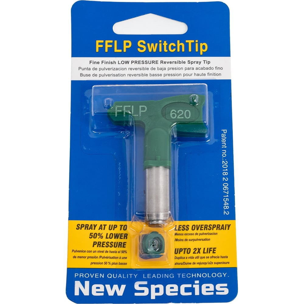 Изображение товара Сопло безвоздушного распыления высокого давления Dino-Power DP-FFLP-620 зеленое