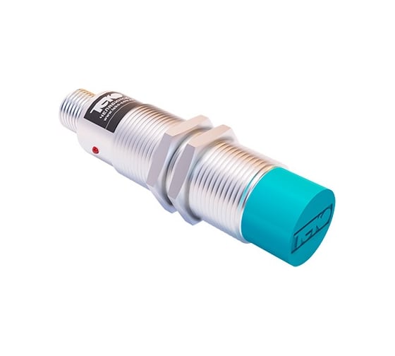 Изображение товара Индуктивный датчик ТЕКО ISN EC4A-31P-8-LZS4 Sn=8 мм, корпус М18x1 алюминий не заподлицо, 10 ... 30 DC NO PNP, IP67, подключение разъем 00-00025588