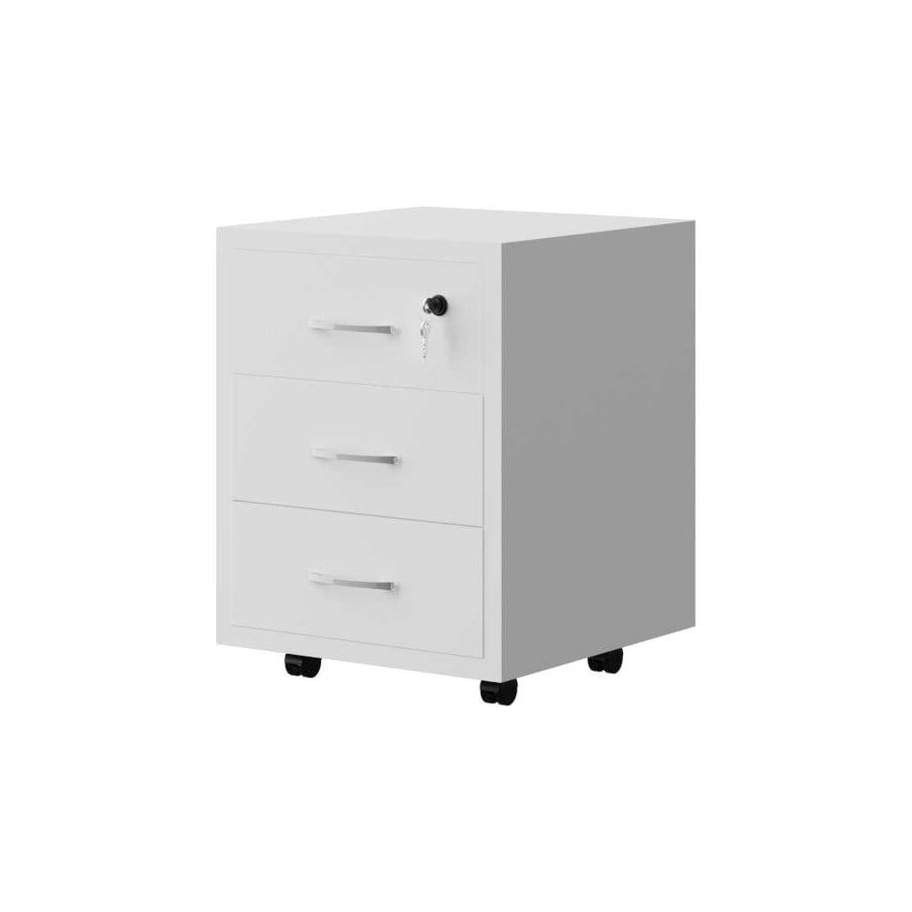 Изображение товара Подкатная тумба Альянс мебель АТ-03 белый современный стиль ЛДСП