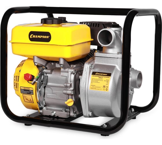 Изображение товара Мотопомпа Champion 2" 450л/мин 7/30м 7лс, 3.6л, 20кг GP52/1