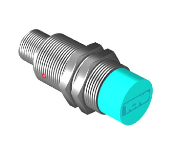 Изображение товара Индуктивный датчик ТЕКО ISN FC4A-31P-8-LZS4 Sn=8 мм, корпус М18x1 алюминий не заподлицо, 10 ... 30 DC NO PNP, IP67, подключение разъем 00-00025932