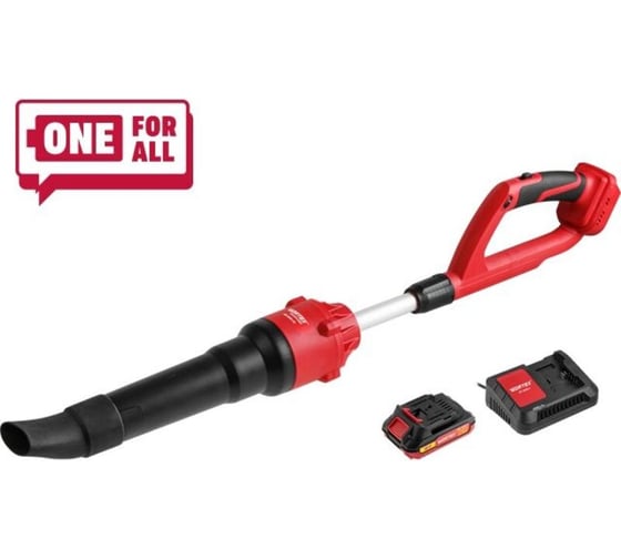 Изображение товара Аккумуляторная воздуходувка WORTEX BB 2018-1 D ALL1 с акб и з/у 1334646