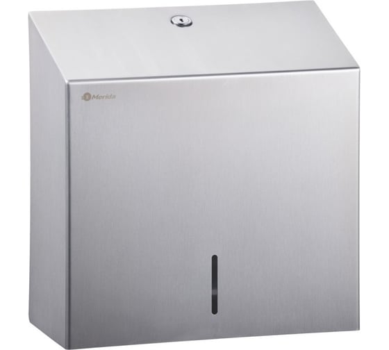 Изображение товара Диспенсер для бумажных полотенец в листах V-сл. Merida STELLA R металлический, объем 2 пач., матовый ASM101.R