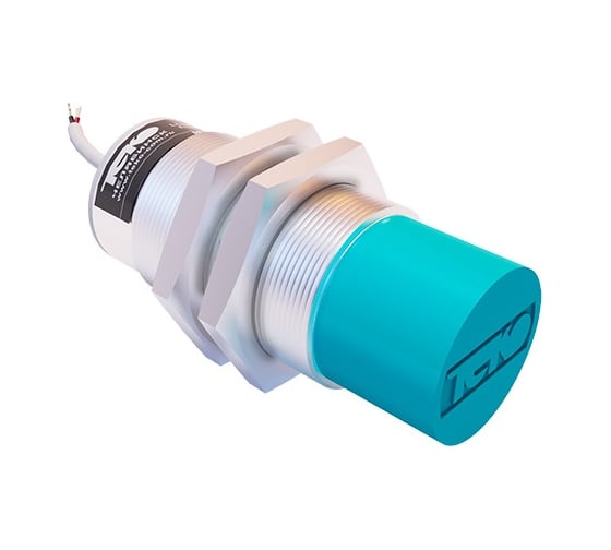 Изображение товара Индуктивный датчик ТЕКО ISN E8A-31P-15-LZ Sn=15 мм, корпус М30x1,5 алюминий не заподлицо, 10 ... 30 DC NO PNP, IP67, подключение кабель 00-00025494