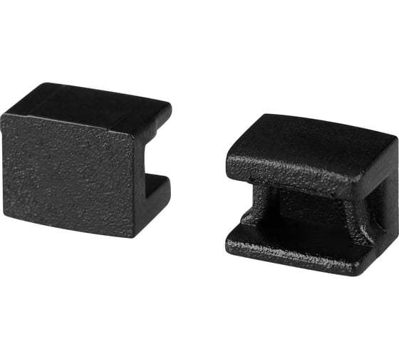 Изображение товара Заглушка Arlight PLINTUS-FANTOM-BENT BLACK глухая, 1 комплект 043662