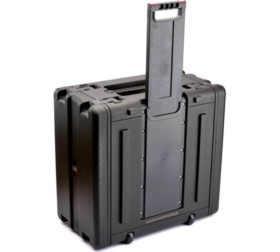 Изображение товара Кейс рэковый DGCASE 10 юнитов на колесах с ручкой ударопрочный, IP54, 485x483x455 DGCASE@RACK10UW