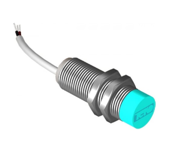 Изображение товара Индуктивный датчик ТЕКО ISN F2A-31P-4-L-C Sn=4 мм, корпус М12x1 алюминий не заподлицо, 10 ... 30 DC NO PNP, IP67, подключение кабель 00-00025854