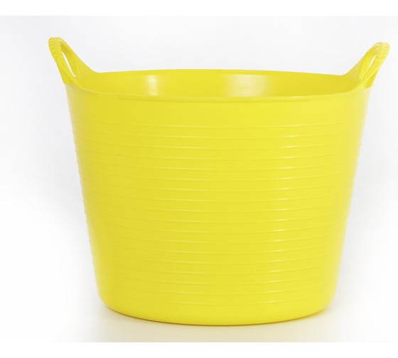 Изображение товара Ведро гибкое круглое ООО РВ Пласт 28 л, желтое 0044