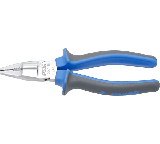 Изображение товара Комбинированные пассатижи Unior рукоятки BI 180 мм 3838909078731