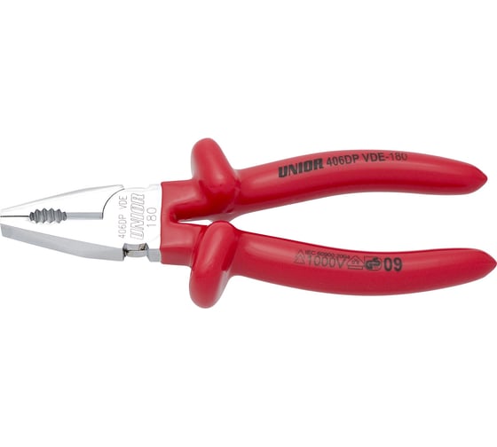 Изображение товара Комбинированные изолированные пассатижи Unior VDE 1000V 180 мм 3838909191799