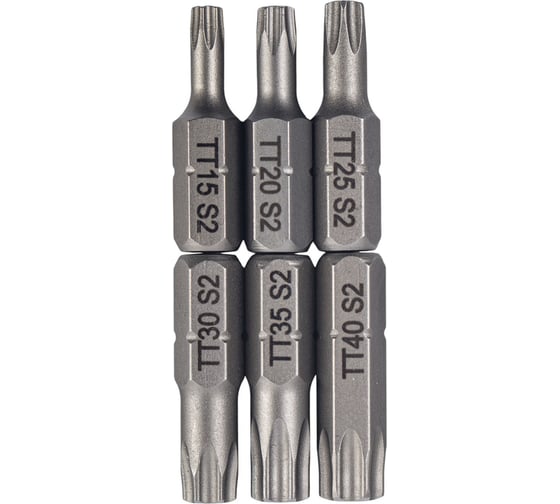 Изображение товара Набор бит TORX, 25 мм, 6 шт VIRA 303243